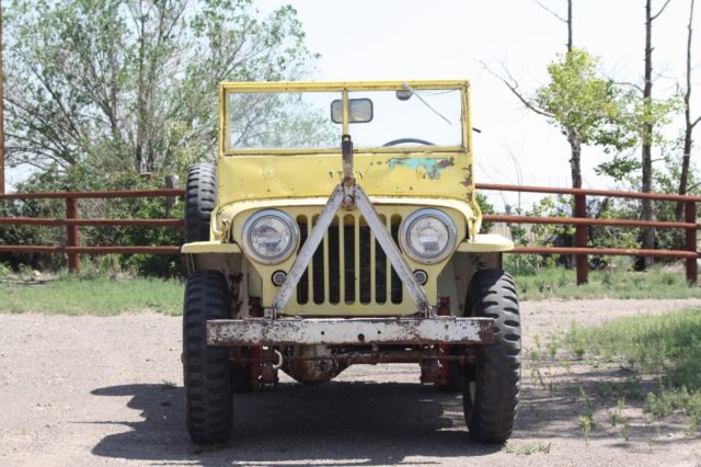 1946 Yellow Willys CJ2A