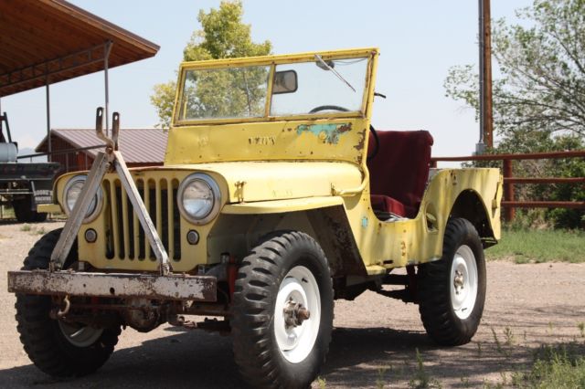 1946 Yellow Willys CJ2A