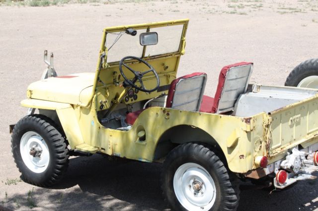 1946 Yellow Willys CJ2A