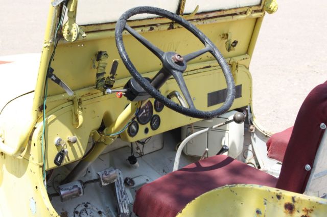 1946 Yellow Willys CJ2A