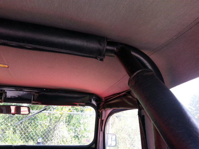 1946 Red Willys CJ2A Convertible