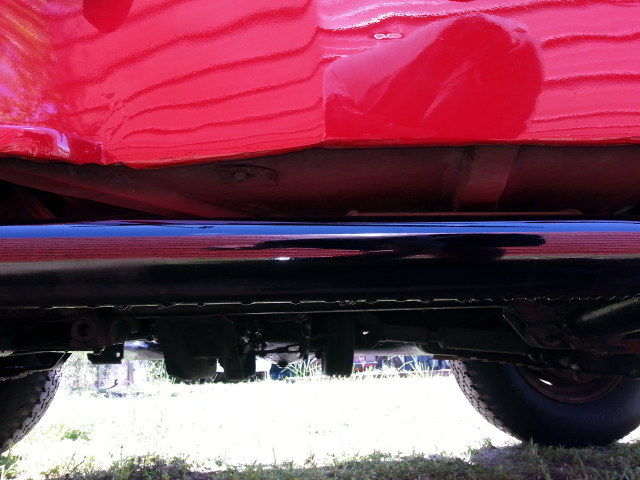 1946 Red Willys CJ2A Convertible