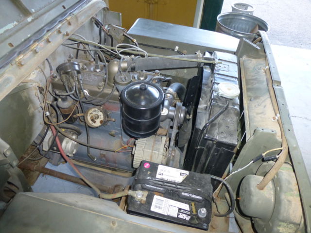 1946 Green Willys CJ2 Convertible
