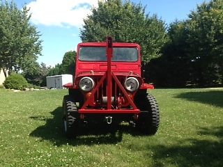 1946 red Willys