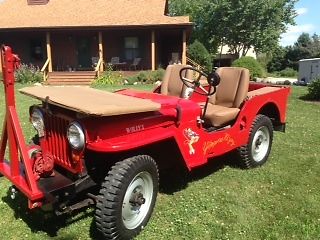 1946 red Willys