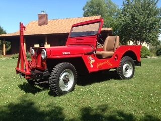 1946 red Willys