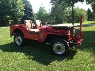1946 red Willys