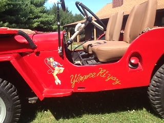 1946 red Willys