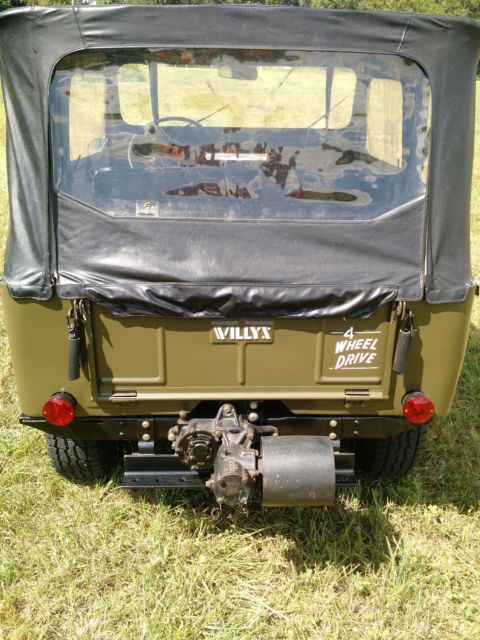 1946 olive drab semi-gloss Willys cj-2a Convertible