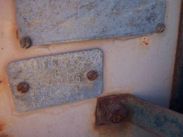 1946 tan and rust Willys