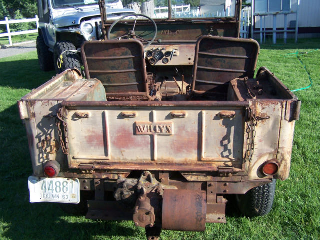 1946 tan and rust Willys
