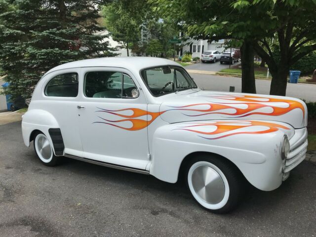 1947 White Ford 2 dr sedan Sedan