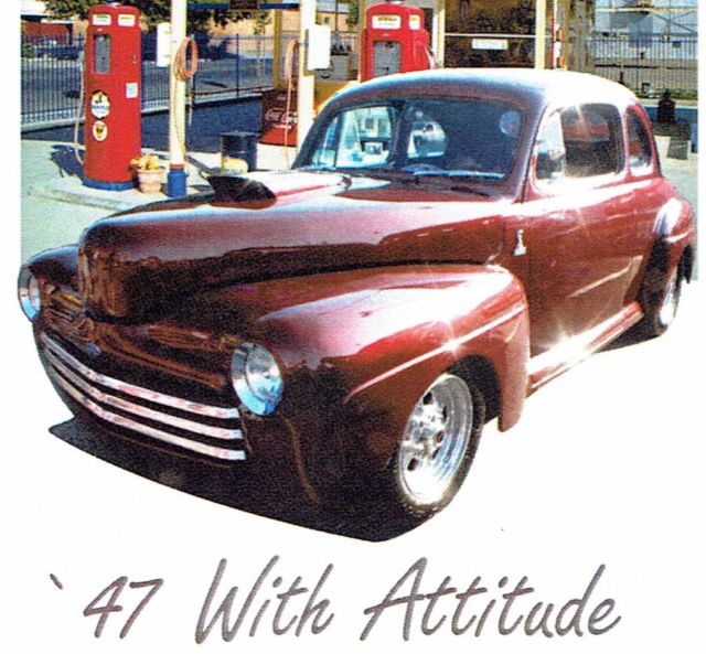 1947 Corvette Anniversary Red Ford coupe Coupe