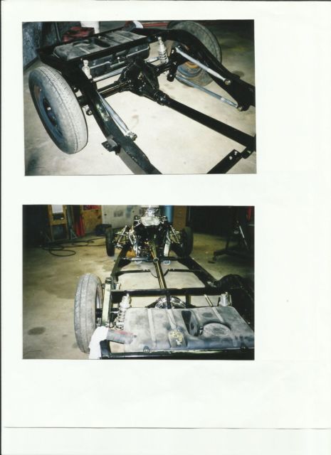 1947 Corvette Anniversary Red Ford coupe Coupe