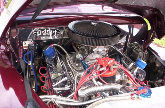 1947 Corvette Anniversary Red Ford coupe Coupe