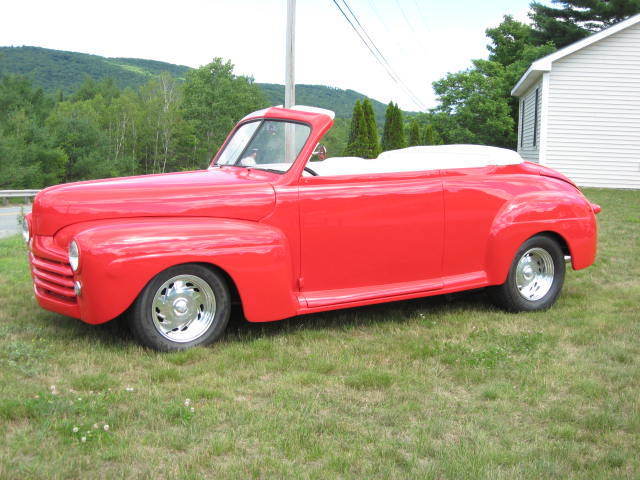 1947 red Ford ford