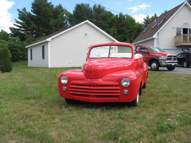 1947 red Ford ford