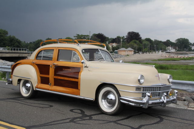 1947 Tan Chrysler Town & Country Sedan