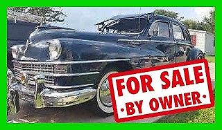 1947 Blue Chrysler Windsor Sedan