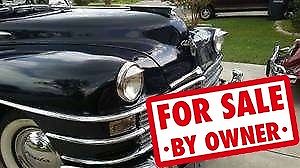 1947 Blue Chrysler Windsor Sedan