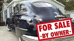 1947 Blue Chrysler Windsor Sedan