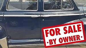 1947 Blue Chrysler Windsor Sedan