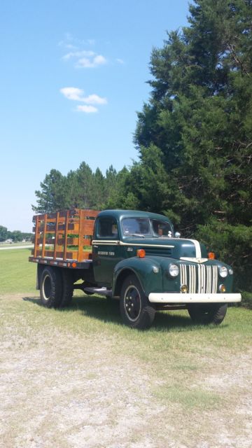 1947 Tan Ford 1-1/2 Ton Truck Cab & Chassis