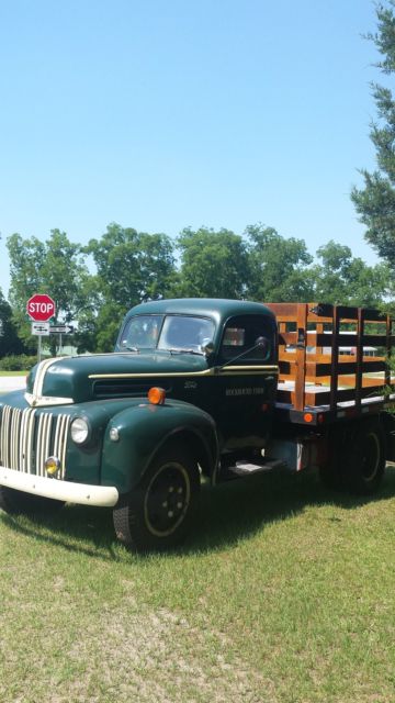 1947 Tan Ford 1-1/2 Ton Truck Cab & Chassis
