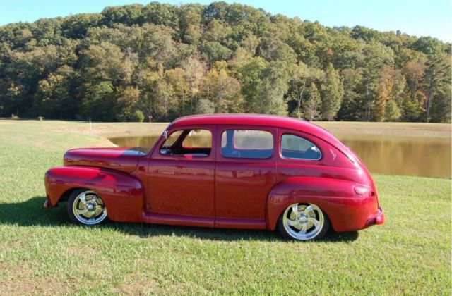 1947 Maroon Ford Other Sedan