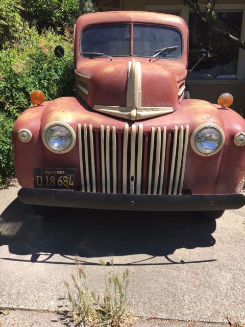 1947 Red Ford Other Pickups