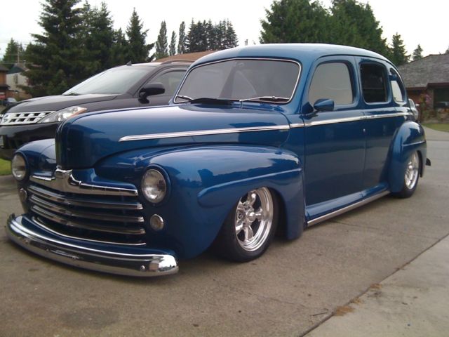 1947 Blue Ford Sedan Sedan