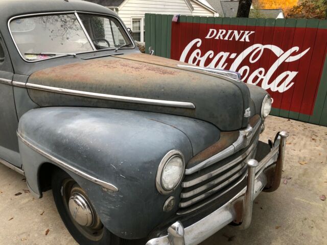 1947 Gray Ford Deluxe Coupe