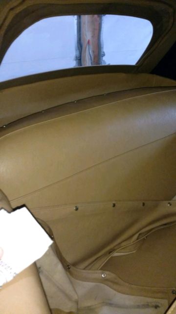 1947 Yellow Ford Super Deluxe Convertible