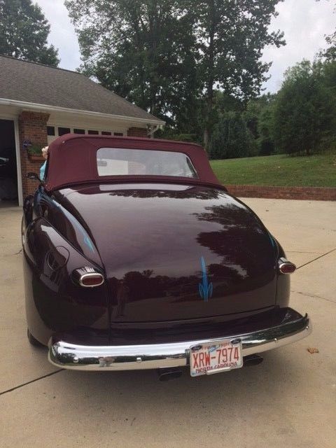 1947 Black Cherry Ford convertible Convertible