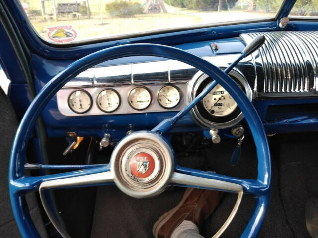 1947 Blue Ford Coupe Deluxe Coupe