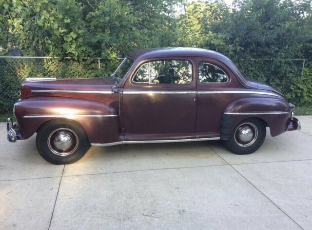 1947 Maroon Ford Other Coupe