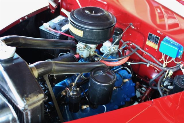 1947 Burgundy Ford Super Deluxe --