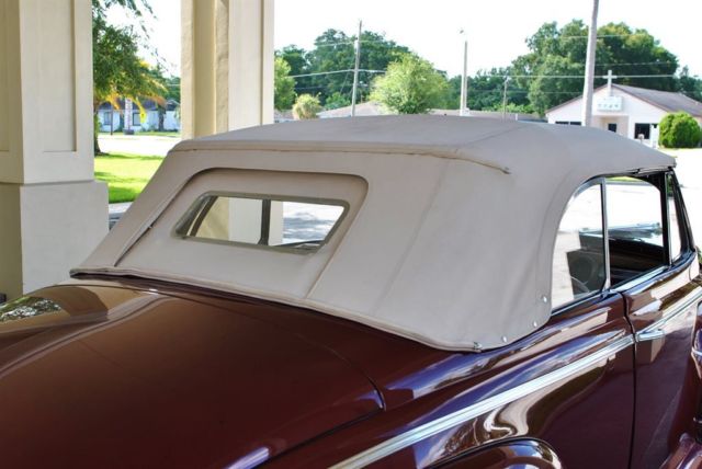 1947 Burgundy Ford Super Deluxe --