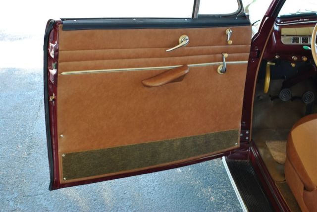 1947 Burgundy Ford Super Deluxe --