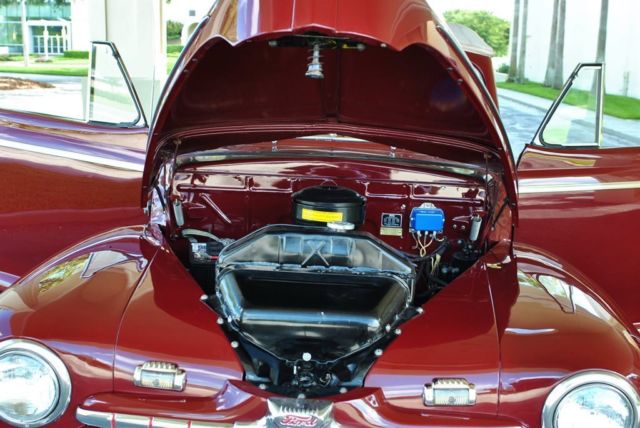 1947 Burgundy Ford Super Deluxe --