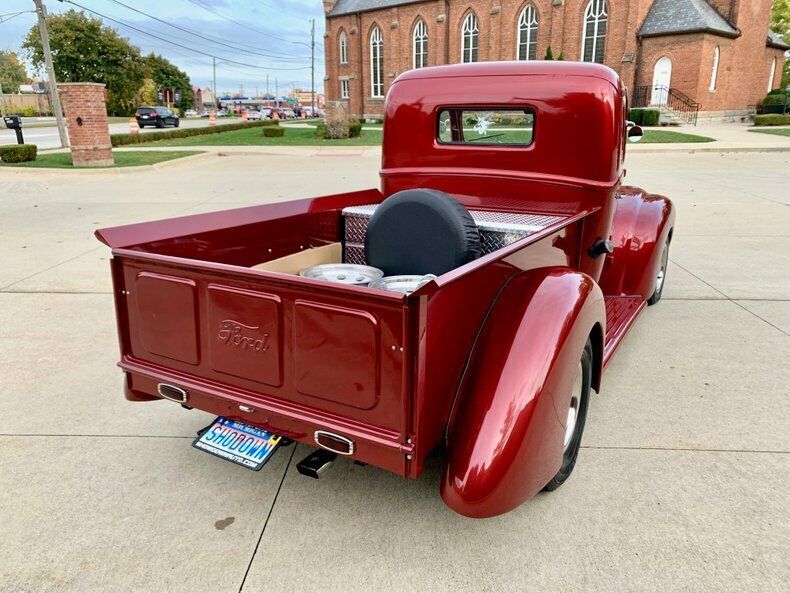 1947 Red Ford F-100 Pickup Truck