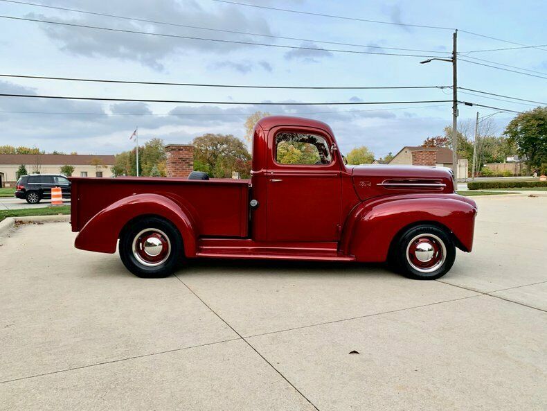 1947 Red Ford F-100 Pickup Truck