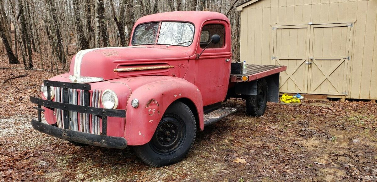 1947 Red Ford Other Pickups Standard Cab Pickup