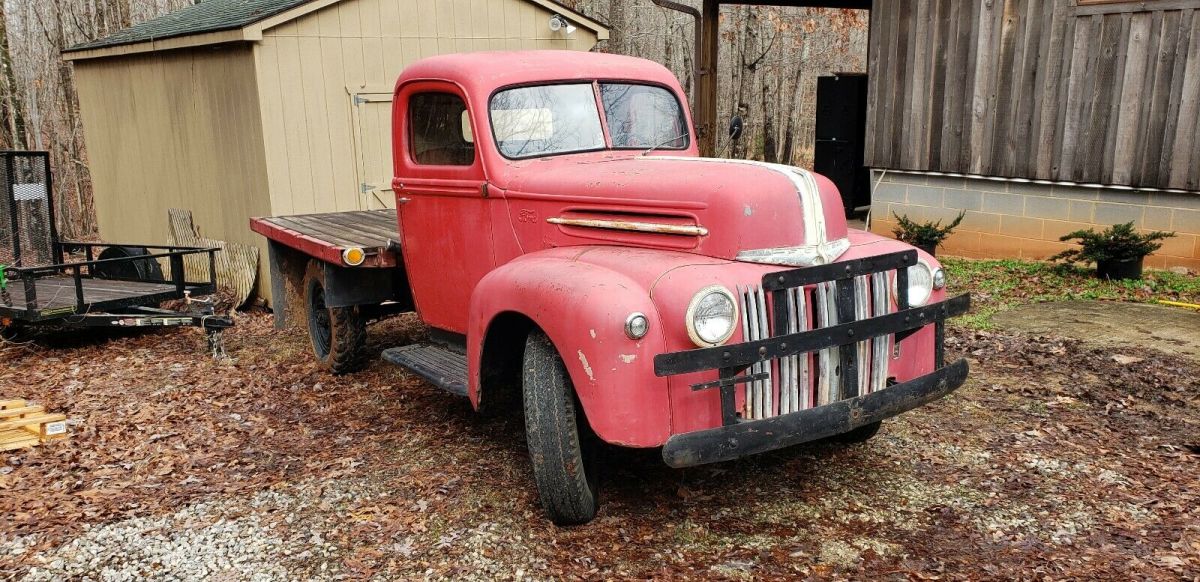 1947 Red Ford Other Pickups Standard Cab Pickup