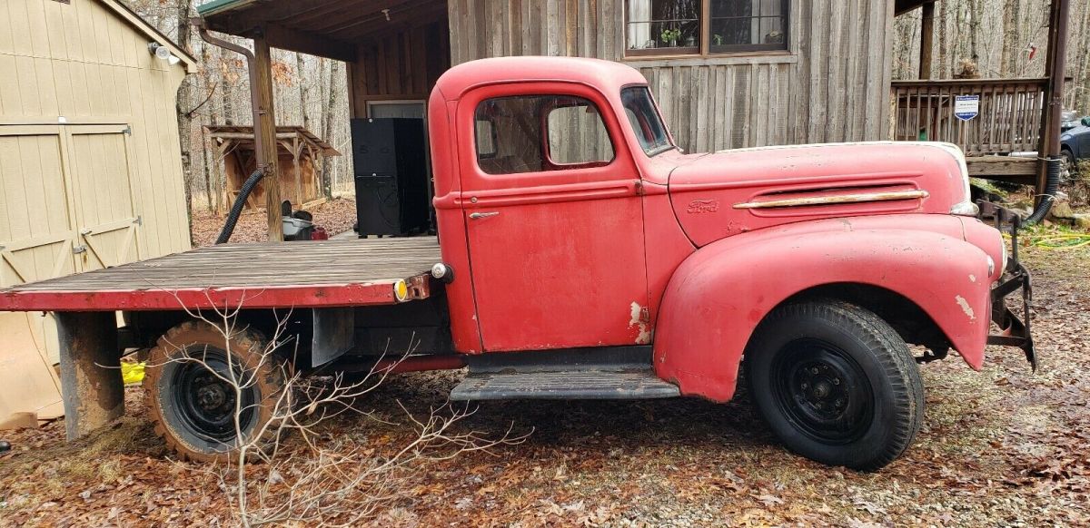 1947 Red Ford Other Pickups Standard Cab Pickup