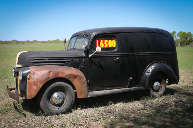 1947 Black Ford Panel --