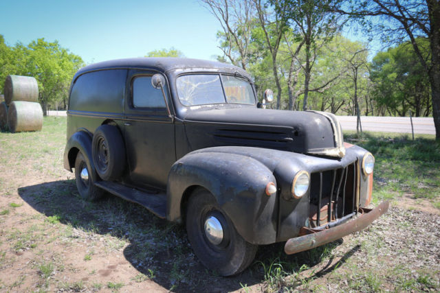 1947 Black Ford Panel --
