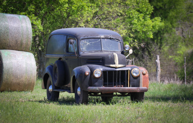 1947 Black Ford Panel --
