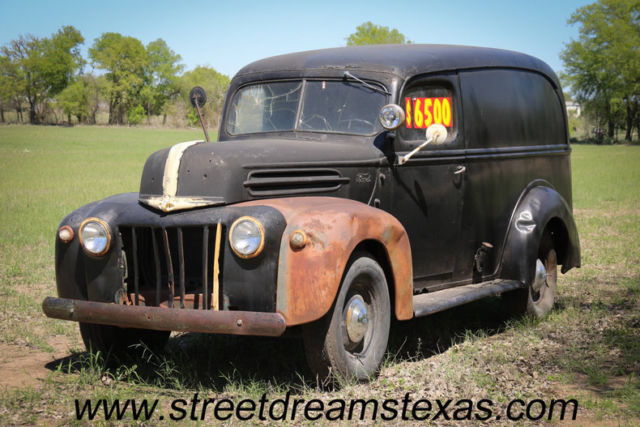 1947 Black Ford Panel --