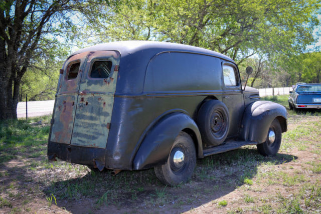 1947 Black Ford Panel --